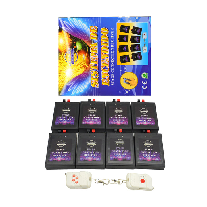 A08 8 Cue remote control stage effect fireworks firing system