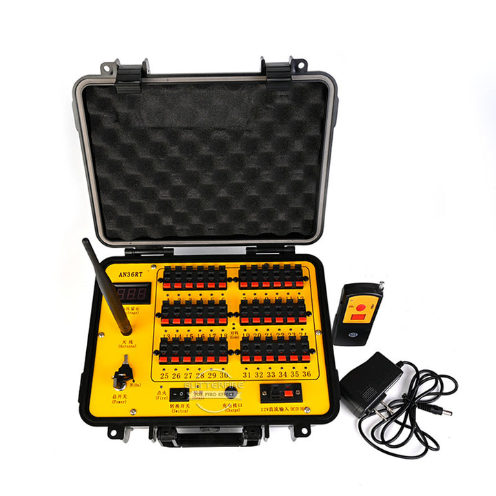 AN36-RT 36 Channel with digital remote control rechargeable type fireworks firing system