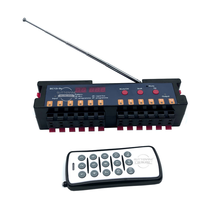 BC12R 12 Channel remote control programmable fireworks firing system