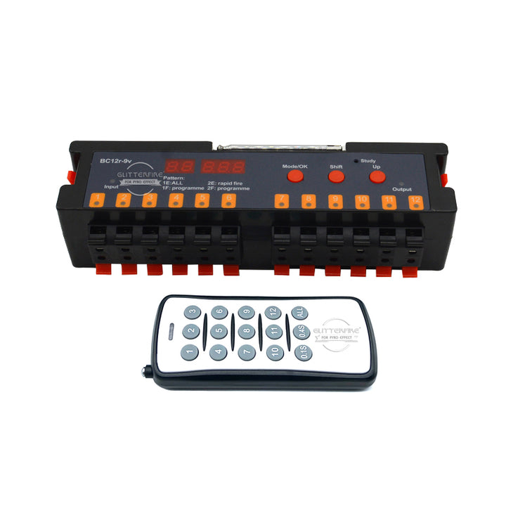 BC12R 12 Channel remote control programmable fireworks firing system