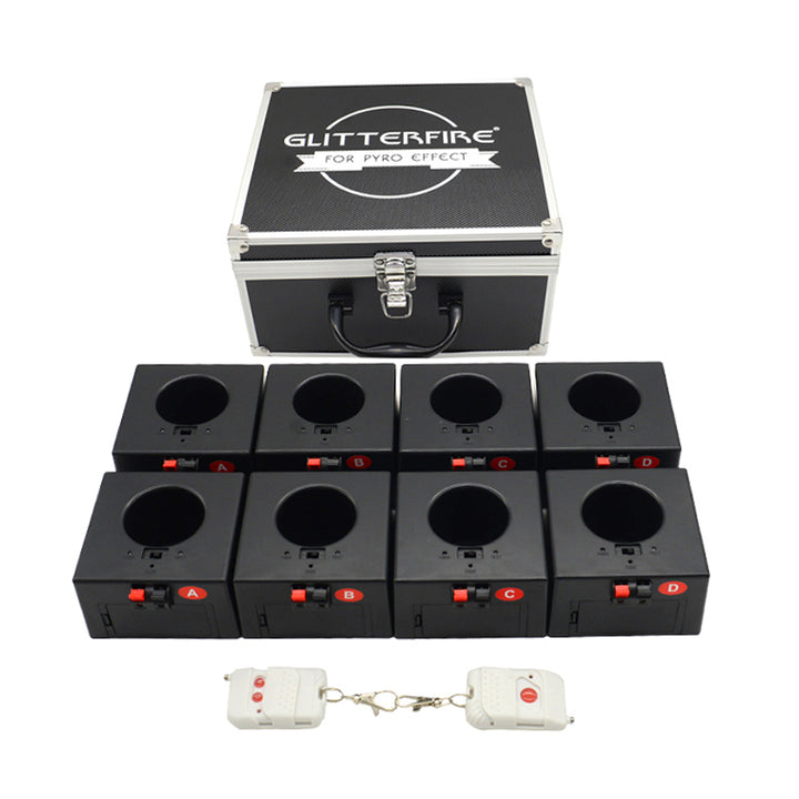 D08 Ship from Poland warehouse 8 Cue with AA battery type fountain base fireworks firing system