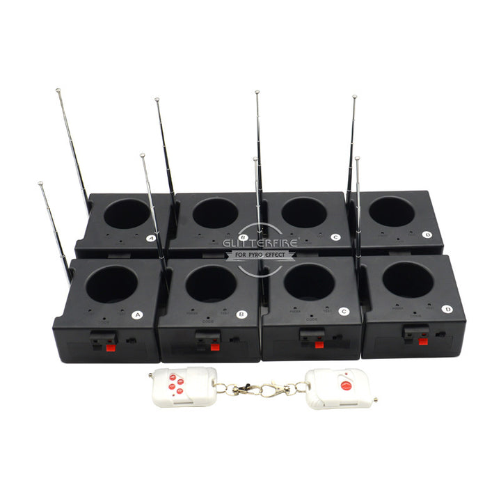 E08 Ship from Poland warehouse 8 Cues 9V battery type fountain base fireworks firing system with antenna