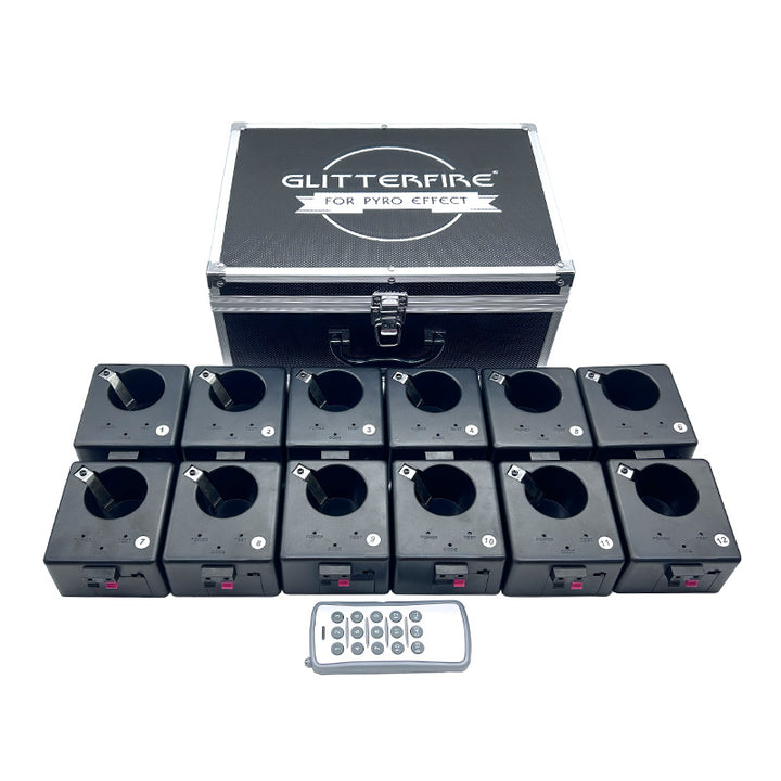 XD12 Remote control 12 channel with shrapnel cold fountain fireworks firing system