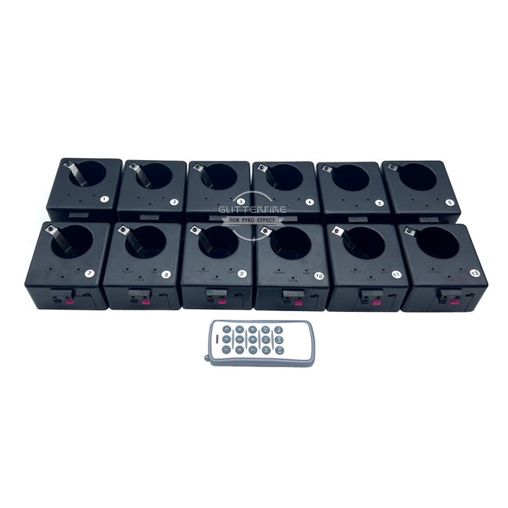 XD12 Remote control 12 channel with shrapnel cold fountain fireworks firing system